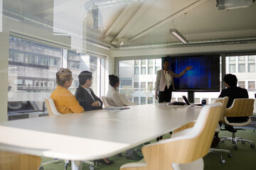 Obraz premium Business people in conference room meeting