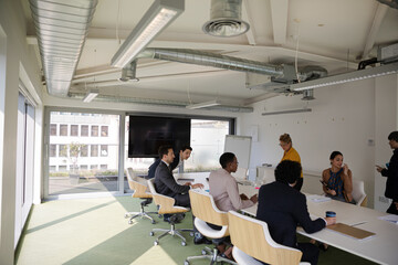 Business people in conference room meeting