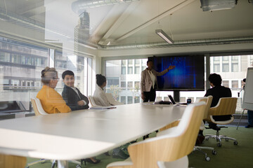 Business people in conference room meeting