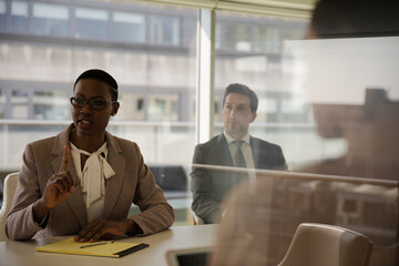 Business people in conference room meeting