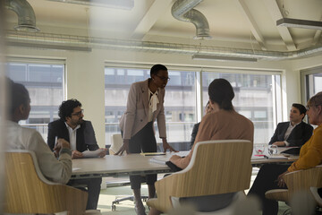 Business people in conference room meeting
