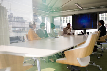 Business people in conference room meeting