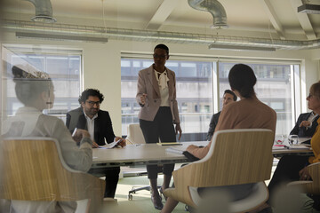 Business people in conference room meeting