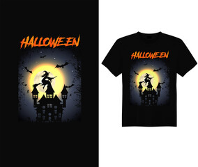 Halloween scary t shirt design