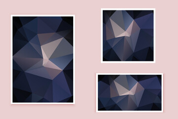 abstract textured polygonal background vector. Blurry triangle design. The pattern can be used for the background.	