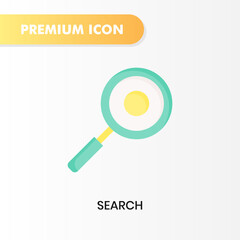 search icon for your website design, logo, app, UI. Vector graphics illustration and editable stroke. search icon flat design.