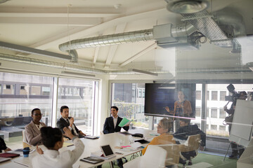 Business people in conference room meeting