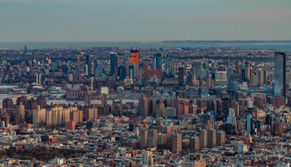Fototapeta na wymiar Manhattan and Brooklyn