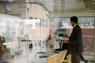 Business people in conference room meeting