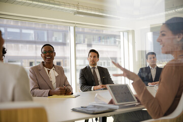 Business people in conference room meeting