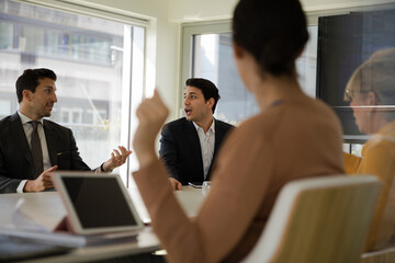 Business people in conference room meeting