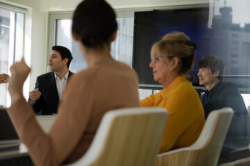 Fototapeta premium Business people in conference room meeting