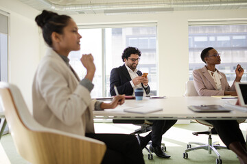 Business people in conference room meeting
