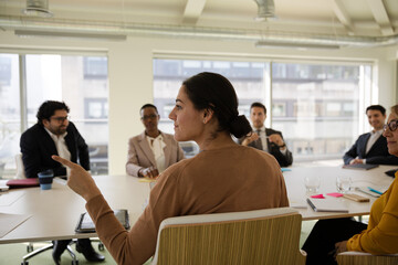 Business people in conference room meeting