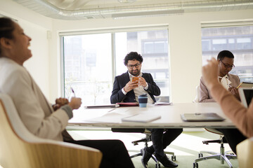 Business people in conference room meeting
