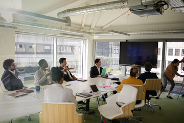 Business people in conference room meeting