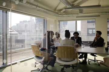 Fototapeta premium Business people in conference room meeting
