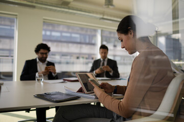 Business people in conference room meeting