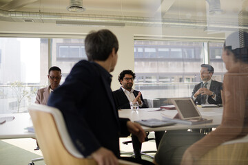 Business people in conference room meeting