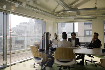 Fototapeta premium Business people in conference room meeting