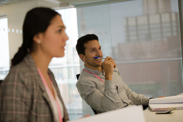 Business people in conference room meeting