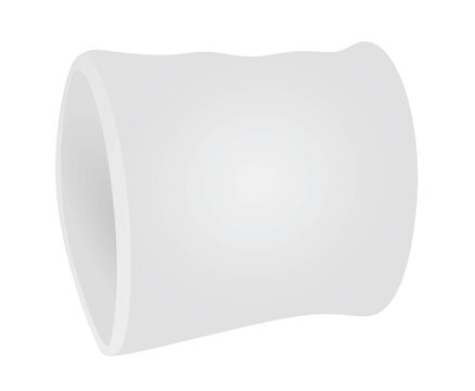 White Hand Sweatband. Vector Illustration