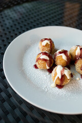 homemade cottage cheese donuts balls