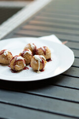 homemade cottage cheese donuts balls