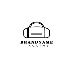 bag logo cartoon icon design template black isolated vector illustration