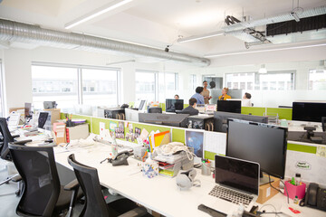 Business people meeting in open plan office