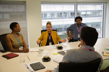 Business people in conference room meeting