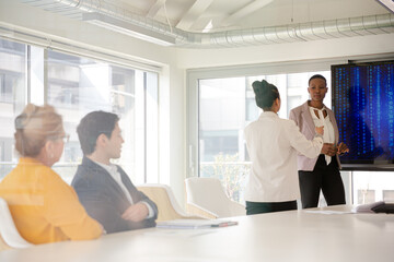 Business people in conference room meeting