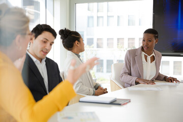 Business people in conference room meeting