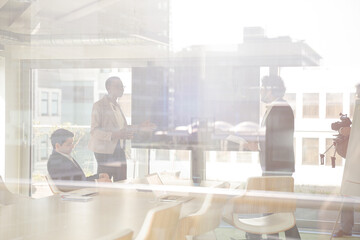 Business people in conference room meeting