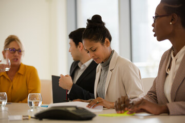 Business people in conference room meeting