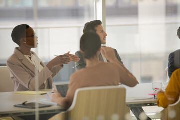 Business people in conference room meeting