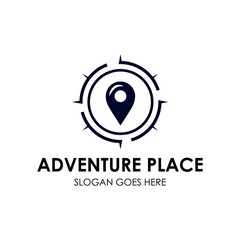 Adventure place logo template design