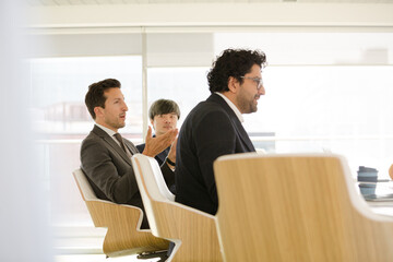 Fototapeta na wymiar Businessmen in conference room meeting