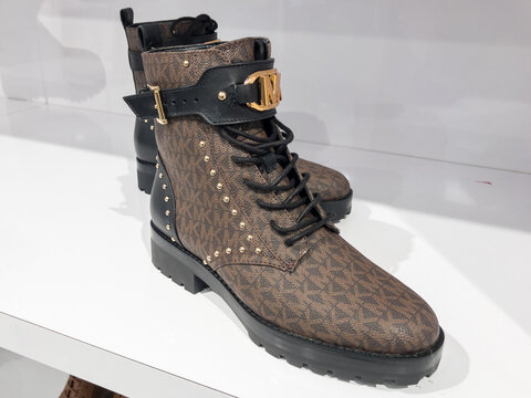 Pair of Micheal Kors Tatum Ankle Boots