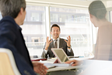 Business people in conference room meeting