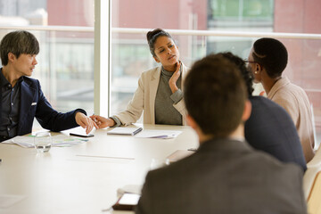 Business people in conference room meeting