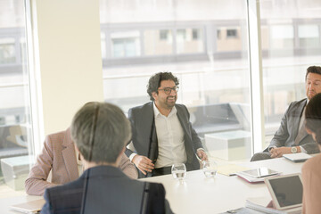 Business people in conference room meeting