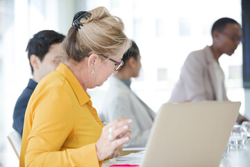 Business people in conference room meeting