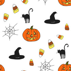 Halloween candy pattern