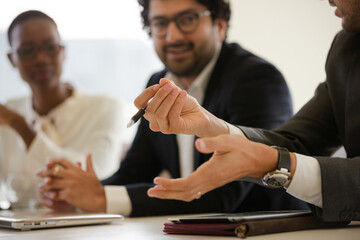 Business people in conference room meeting