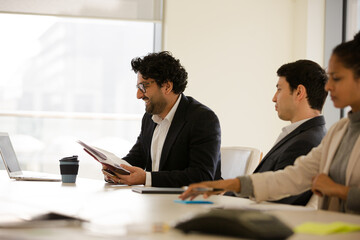 Business people in conference room meeting