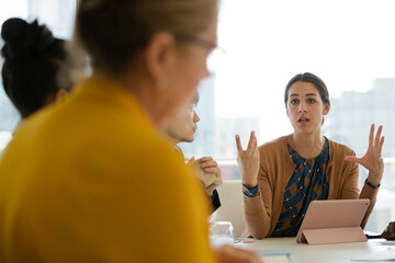 Obraz premium Business people in conference room meeting