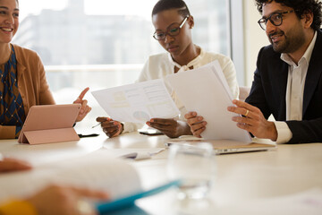 Business people in conference room meeting