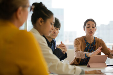 Business people in conference room meeting