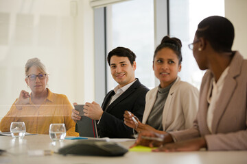 Business people in conference room meeting
